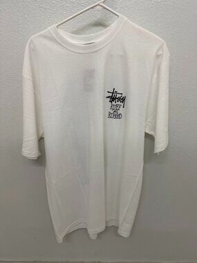 Stüssy 'Well Suited For This Ruff And Rugged World' White T-Shirt